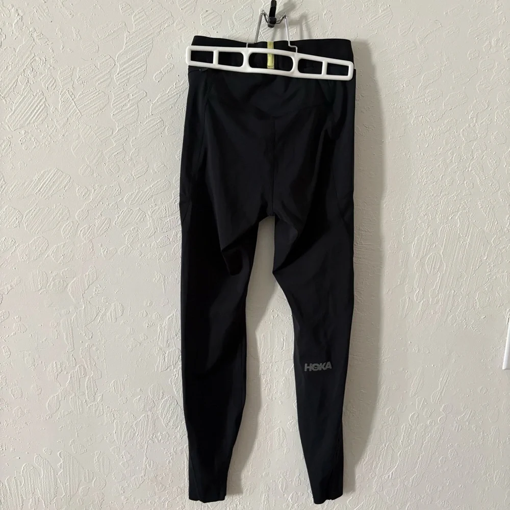 Lot Of 2 Hoka Novafly Run Tights XS Black Soft Pockets‎ Drawstring ID#1141743